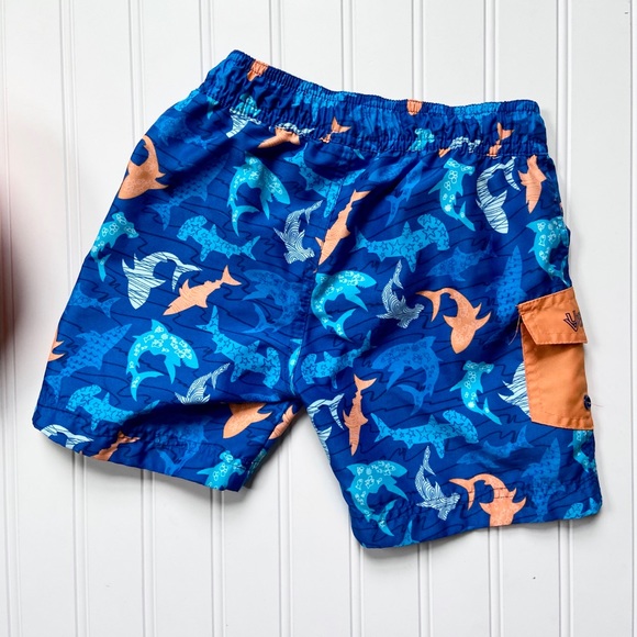 •UV Skinz• shark swim trunk/sun hat set - Picture 4 of 6